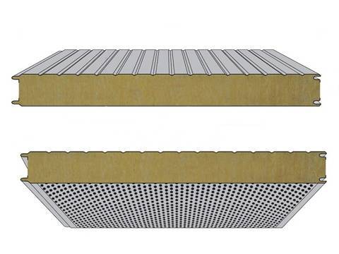 three layers sound absorbing panel on the wall